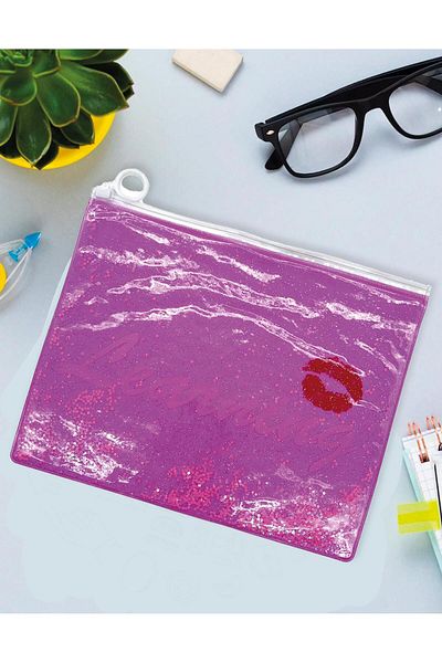 Kağıt Gemi Dükkan Pink Glitter File