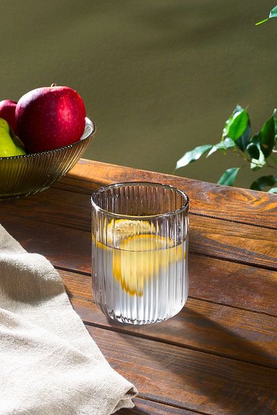 Karaca Zenith Water Glass 250 ml Gray