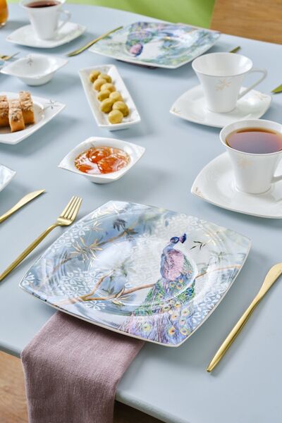 Karaca Fine Pearl Pavo 26 Parça 6 Kişilik Kahvaltı Seti