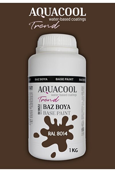Aquacool Trend Akrilik Hobi Boya 1 Kg Su Bazlı Hibrit Dönüşüm Boyası Ral 8014...
