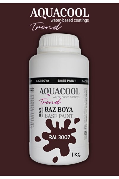 Aquacool Trend Akrilik Hobi Boya 1 Kg Su Bazlı Hibrit Dönüşüm Boyası Ral 3007...
