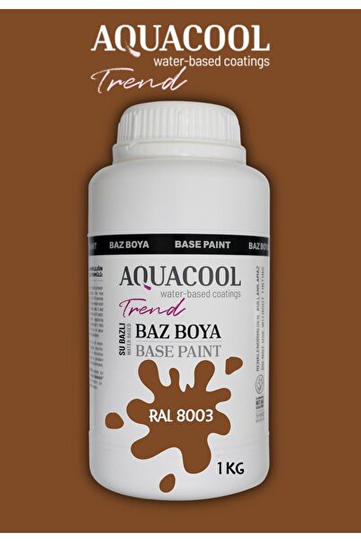 Aquacool Trend Akrilik Hobi Boya 1 Kg Su Bazlı Hibrit Dönüşüm Boyası Ral 8003...