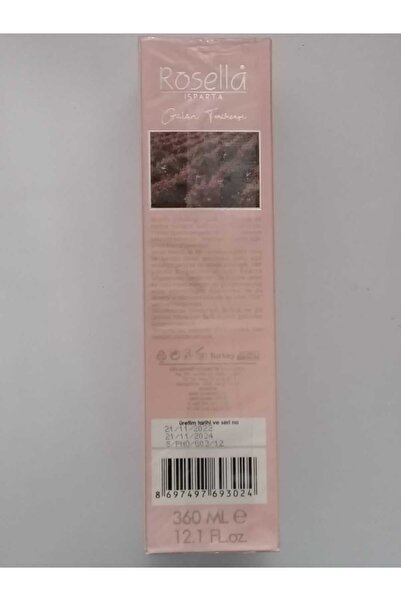 ROSELLA Doğal Gül Suyu – 360 ml