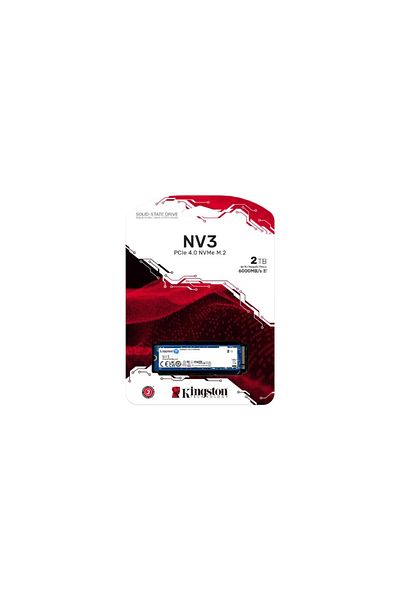 Kingston قرص SSD داخلي Kingston NV3 NVMe PCIe 4.0، سعة 2 تيرابايت، M.2 2280، SNV3S/2000G