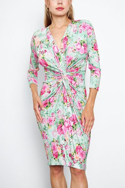 CrazyShopping Rochie mini pentru femei cu imprimeu digital