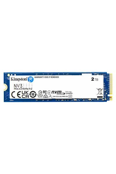 Kingston قرص SSD داخلي Kingston NV3 NVMe PCIe 4.0، سعة 2 تيرابايت، M.2 2280، SNV3S/2000G
