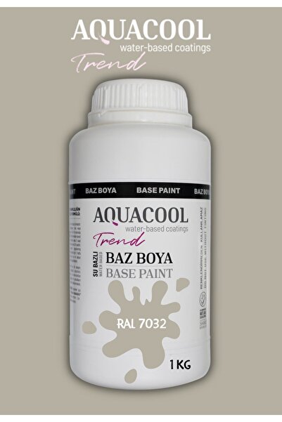 Aquacool Trend Akrilik Hobi Boya 1 Kg Su Bazlı Hibrit Dönüşüm Boyası Ral 7032...