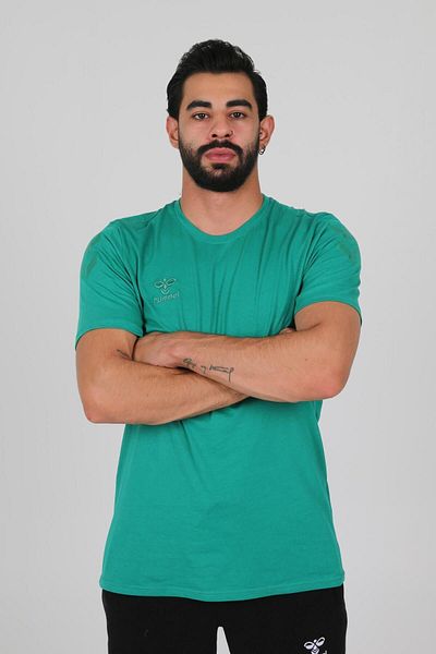 hummel Πράσινο βαμβακερό μπλουζάκι Armin Training