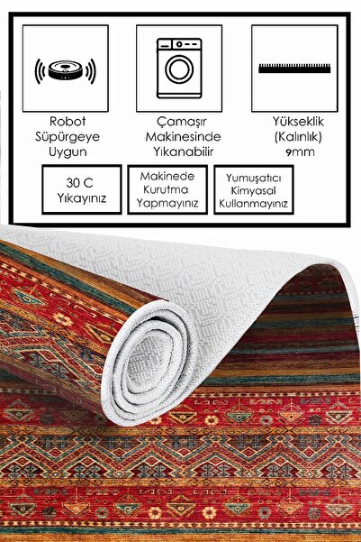 G&C HOME ÖZEL KOLLEKSİYON dijital baskılı yıkanabilir salon mutfak koridor ofis halısı