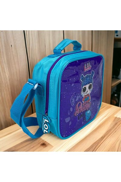 GENC DIJITAL BASKI Purple Diamond Pattern L.o.l. Lunch Box