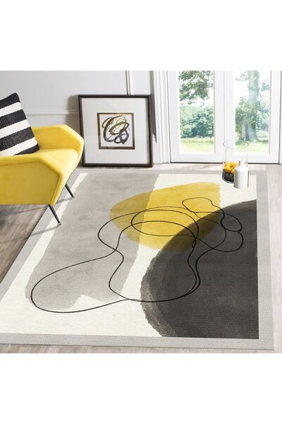 G&C HOME 3LÜ KOLLEKSİYON ÖZEL SERİ dijital baskılı yıkanabilir salon mutfak k...