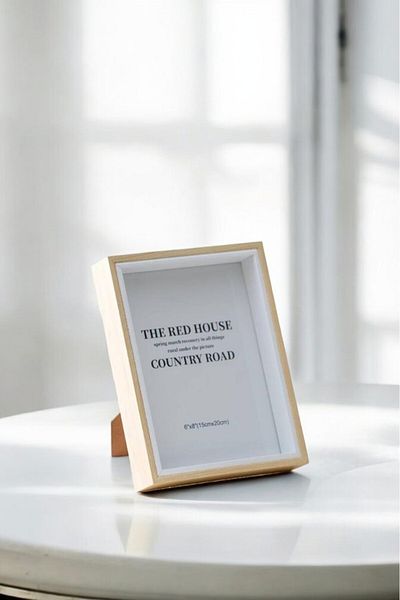 ACAR 17X22 cm Brown Wooden Photo Document Document Picture Frame - Acr-383