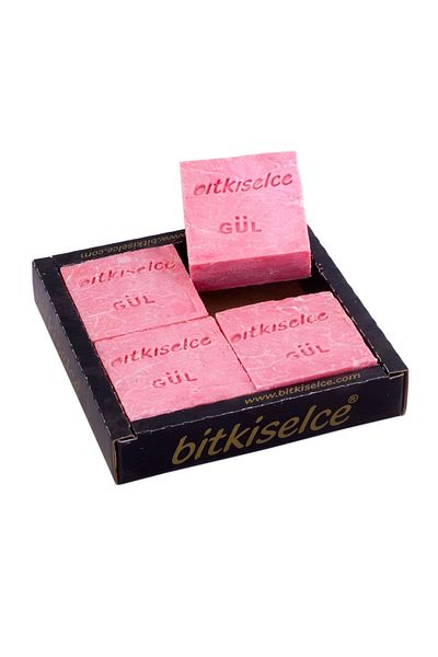 bitkiselce Handmade Rose Extract Natural Soap - Nourishes and Softens the Skin, with the Refreshing Fragrance of Rose 450gr