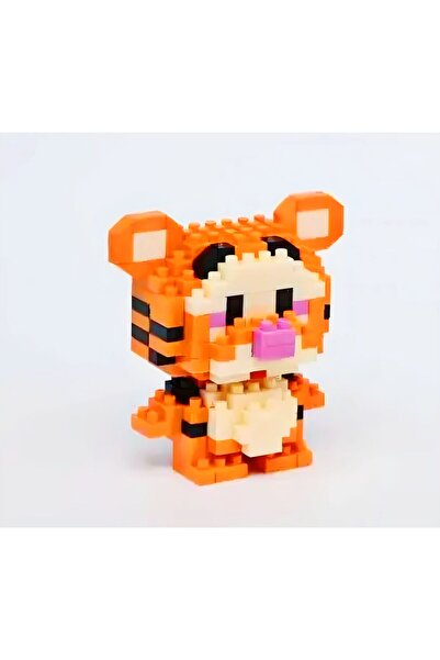 Tiger BRİCKS Disney Winnie The Pooh Arkadaşları Eeyore ve Tiger 3D Yapı Oyuncakları Hobi Koleksiyon  Süs