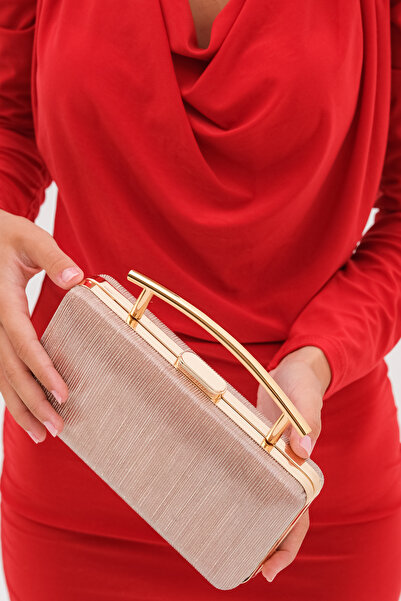 ROZA CANTA حقيبة يد نسائية للسهرة بمقبض ليزر من Rose