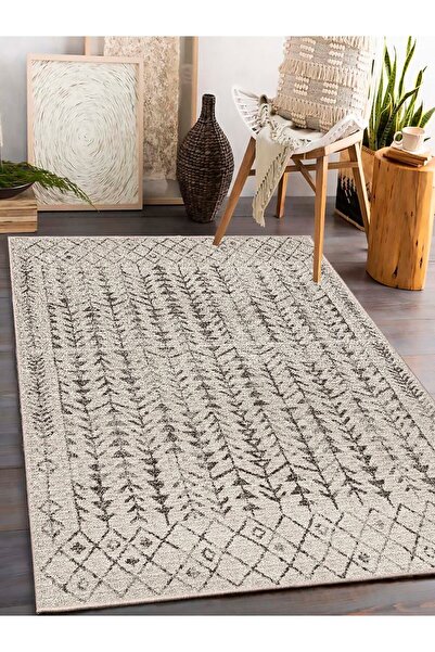 G&C HOME Iskandinav Kilim Desen Dijital Baskı Yıkanabilir Kaymaz Taban Salon ...