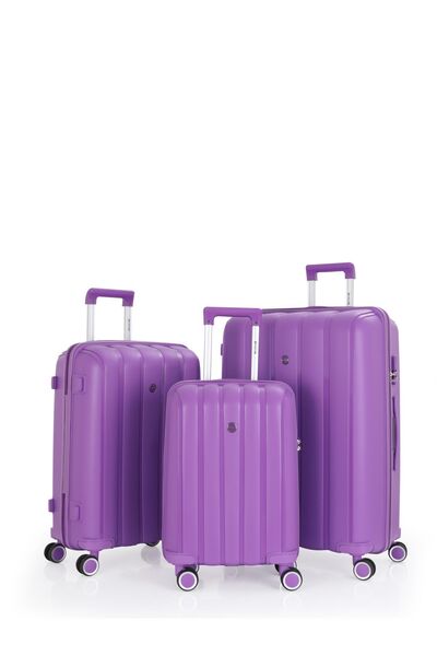 MÇS Mçs Üçlü Polipropilen Valiz Seti V305