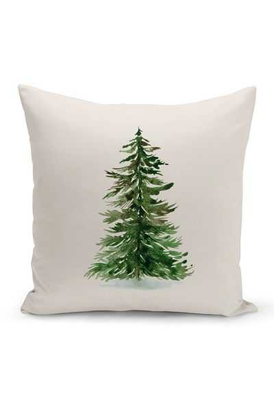 Bertille Home New Year Series Double Sided Digital Printed Throw Pillow Case (Christmas Christmas Cushion Cover)