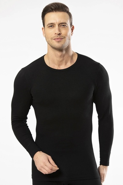 Cacharel Men's Thermal Underwear - 2 Pieces, Lycra, Crew Neck, Long Sleeve