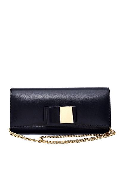 Sofia Baldi Black Leather Feyow Women's Bag