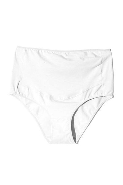 bonbonetti chocolate baby&kids Women's Cotton Maternity Panties White
