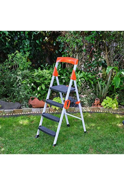 Kanat PROMAX GALVANİZLİ PLASTİK BASAMAKLI MERDİVEN 6+1
