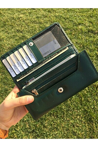 DERKON Portofel util pentru femei din piele naturală