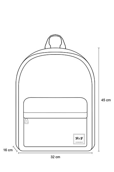 Home&Bath Backpack Purple Hills