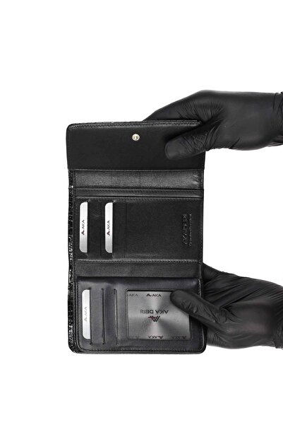 Aka Deri Leather Women's Wallet 450 43