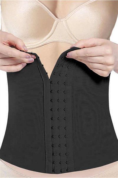 Momslab Women's Black Belly Waist Abdominal Recovery Corset