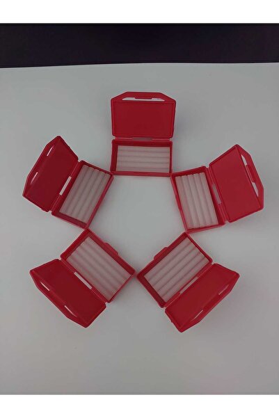 GNCAX 5 Adet Çilek Aromalı Ortodonti Mumu - Ortodontik Wax - Diş Teli Mumu - Ortodontik Mum