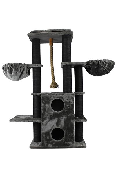 LOTUS FURNITURE PET SERIES LONDON TIRMALED CAT HOUSE