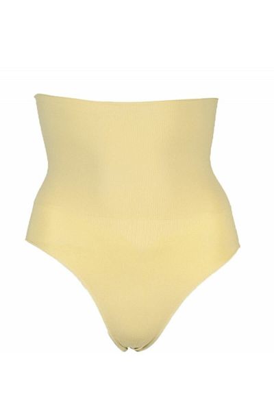 Momslab Women's Long Belly Gathering Panties Corset Skin 2465