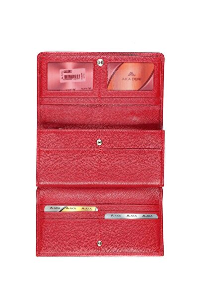 Aka Deri Leather Women's Wallet - Model 459 8