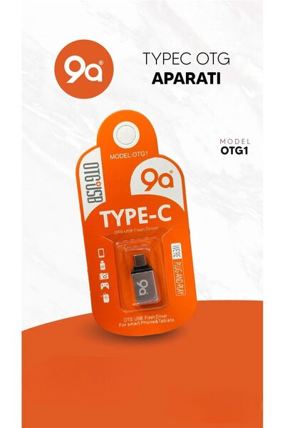 9a Type-C OTG  tüm typ-c telefonlara uyumlu
