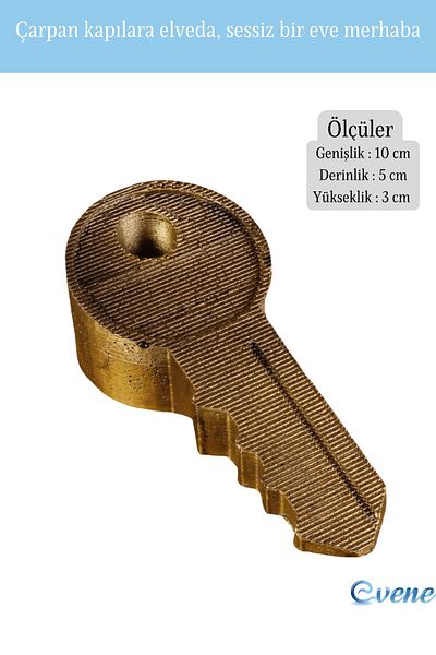 Evene Door Stopper Gold Antique Color Decorative Door Holder Stopper Model 5
