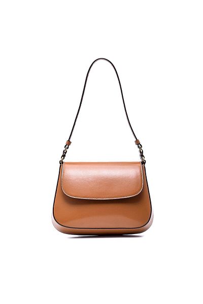 Sofia Baldi Nude Color Glitter Leather Women's Bag