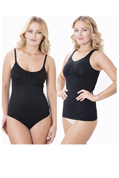 bonbonetti 1 Size Slim Advantageous 2 Pack Firming Bodysuit (με κουμπωτά) Κορ...