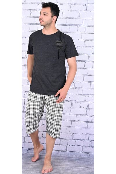 kozaneli Ανδρικό Σετ Πυτζάμες Κάπρι Oversize 4613