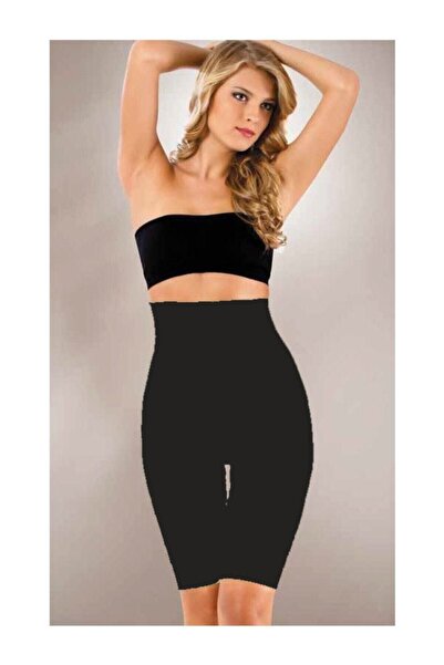 Momslab مشد نسائي أسود لشد البشرة طويل القامة