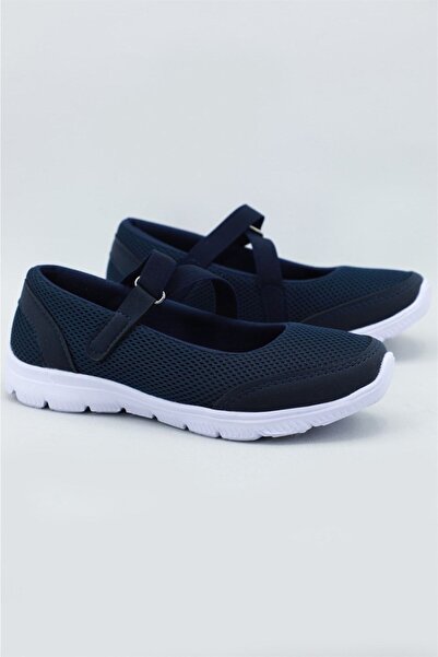 expres moda حذاء راقصة باليه رياضي مريح بنعل فايلون مرن بالكامل ومطاط للكاحل