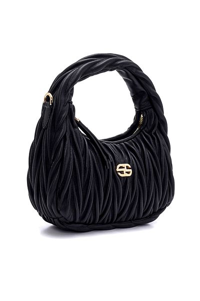 Sofia Baldi Black Leather Ivy Women's Bag