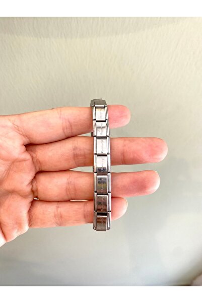 Lilyum Aksesuar Marka Model Lastikli Esnek Gri Silver Gümüş Renk Erkek Kadın ...