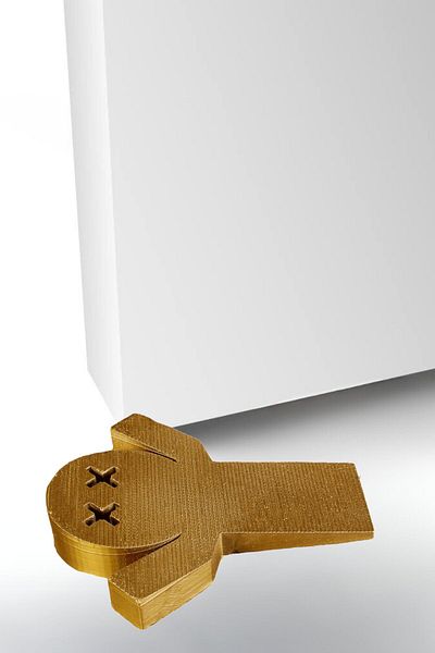 Evene Door Stopper Gold Color Decorative Door Holder Stopper Model 3