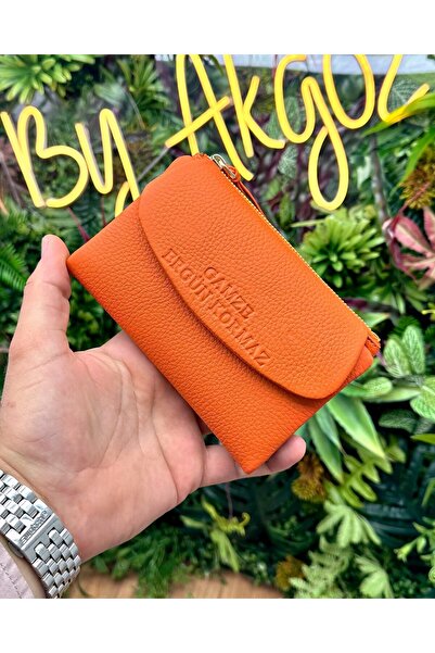 ByAkgöz Mini Tulum Model El Cüzdanı Hakiki Deri
