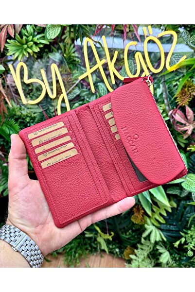 ByAkgöz Mini Tulum Model El Cüzdanı Hakiki Deri