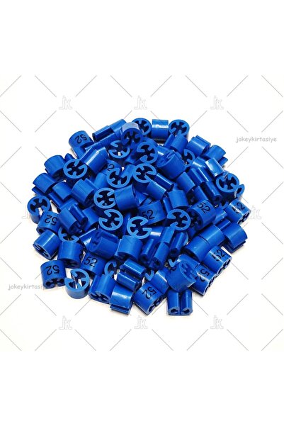 JokeyAmbalaj حبة مني مطبوعة باللون الأزرق الداكن (52) للحزام (100 قطعة)