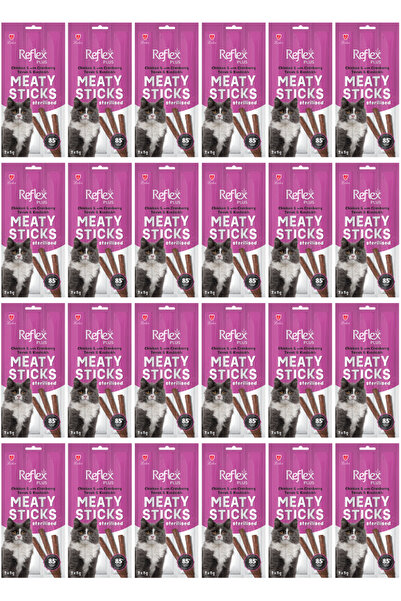 Reflex Tavuklu ve Kızılcıklı Kısırlaştırılmış Kedi Ödül Çubuğu Stick 3*5gr - 24 Adet