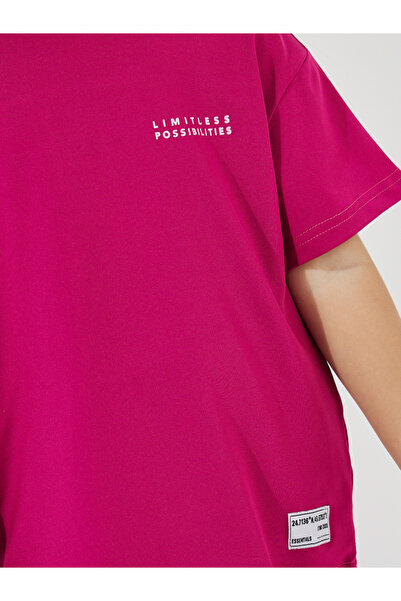 Styli Slogan Print Oversized T-Shirt & Flared Pants Set