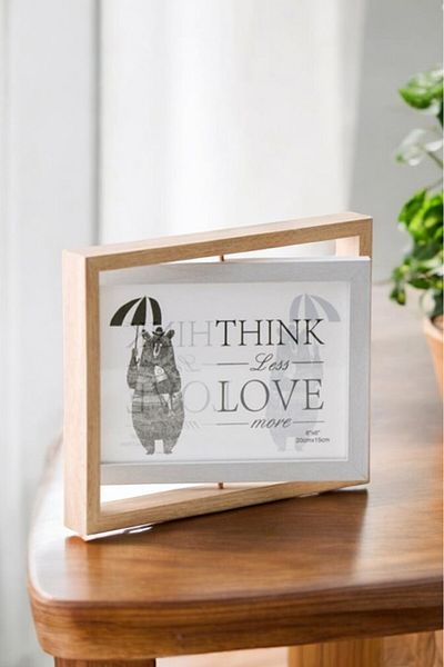 ACAR Acr-379 Model Wooden Photo Document Paperwork - Picture Frame Light Brown